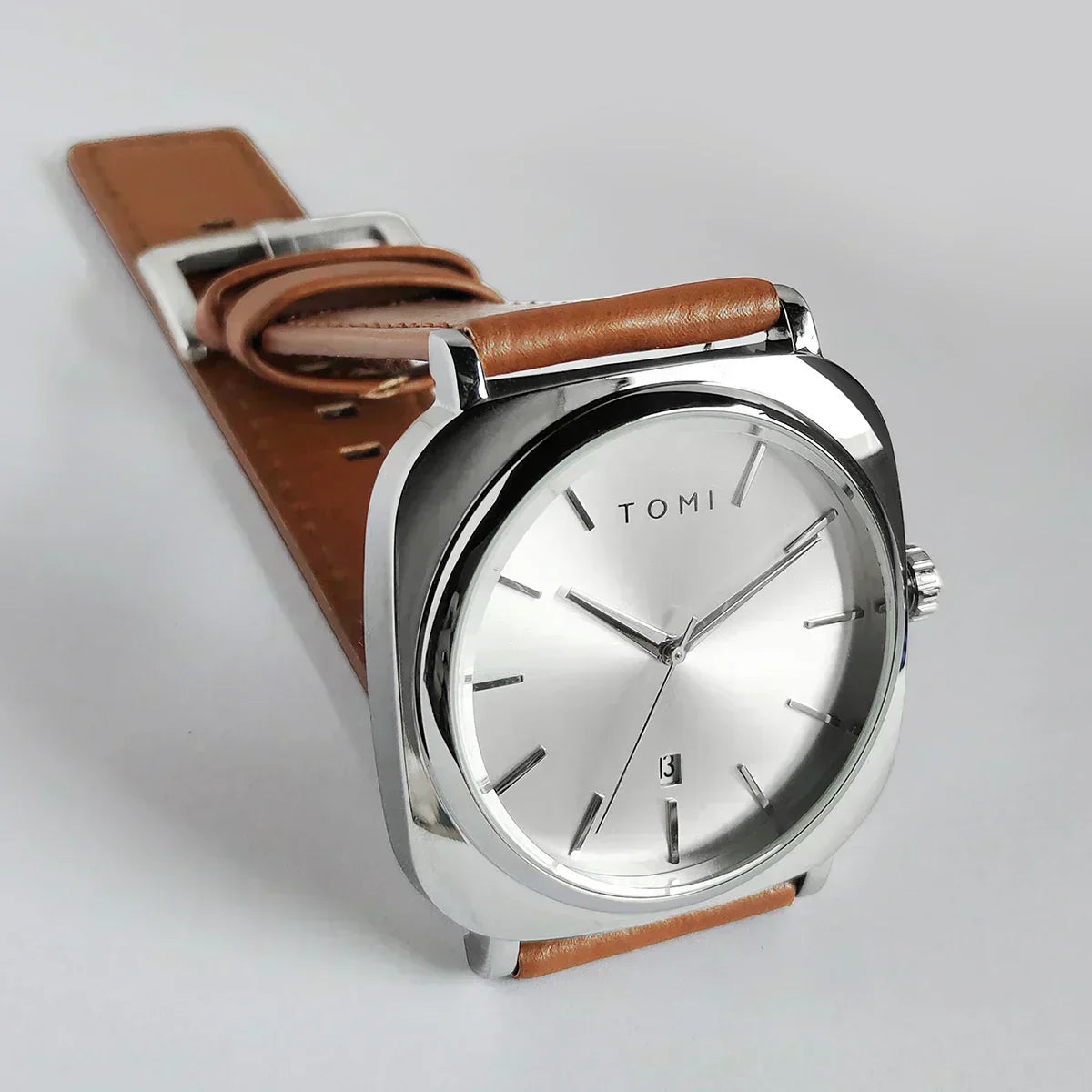 Monaco Minimal Watch Oak